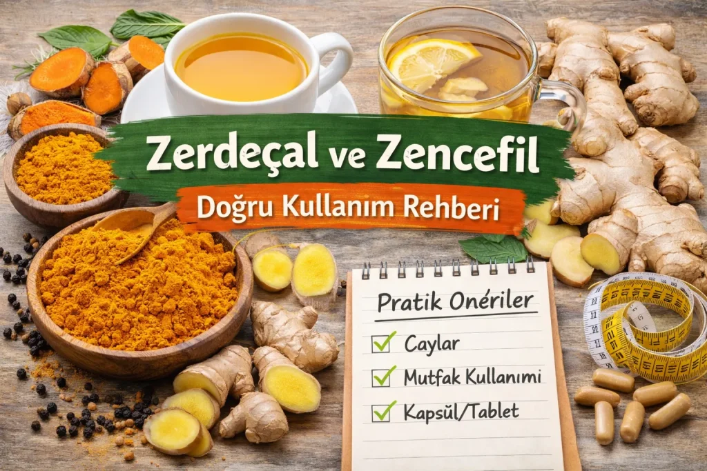 zerdeçal ve zencefil faydaları